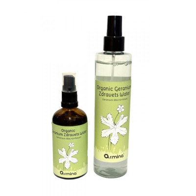 Armina Bio Geránium virágvíz 100 és 250 ml | Wereco