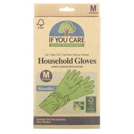 Universal latex cleaning gloves size M