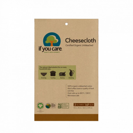 If you care unbleached kitchen cloth pocket made of organic cotton for cooking 182 x 91 cm, 1 pc