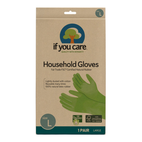 If you care Universal latex gloves for cleaning size L