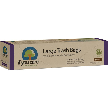 If you care Recycled waste bags 113.6 litres 10 pcs