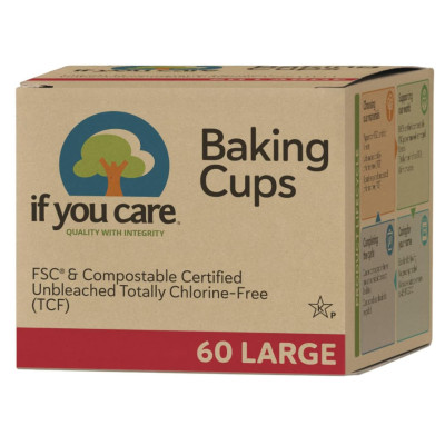 If you care Paper baking cups large, unbleached, diameter 5 cm 60 pcs, without box