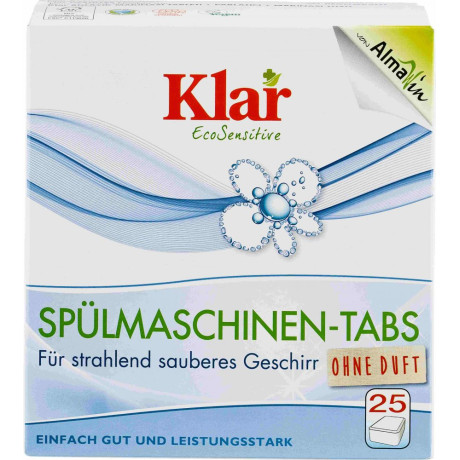 Klar Ökologikus mosogatógép-tabletták