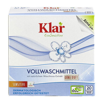 Klar mosószer szappanbogyók Sensitive illatmentes | WERECO