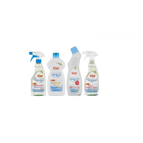 Klar Non-toxic bathroom and toilet package, unscented