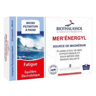 Biothalassol MER’ENERGYL – seawater and acerola in ampoules (20 pcs)