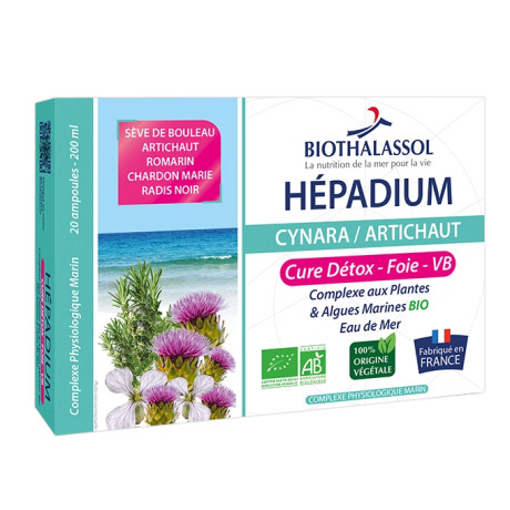 Biothalassol Hepadium Cynara a máj támogatására 20 ampulla