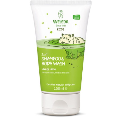 Weleda 2in1 shower cream and shampoo Cheerful Lime 150 ml
