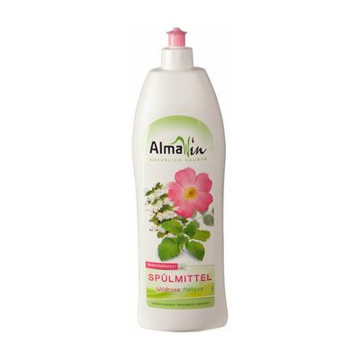 Almawin washing-up liquid rose lemon balm – Organic fragrance | WERECO