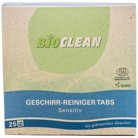 Bioclean dishwasher tablets sensitiv 25 x 20 g