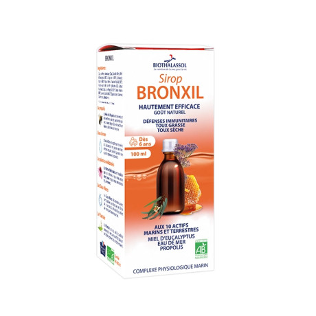 Biothalassol Bronxil BIO természetes gyógynövény komplex mézzel és propolisz kivonattal