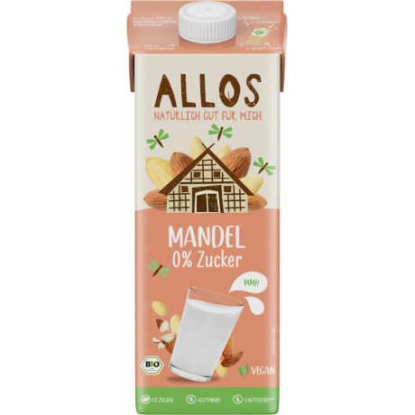 Allos Almond Unsweetened Drink 1 l
